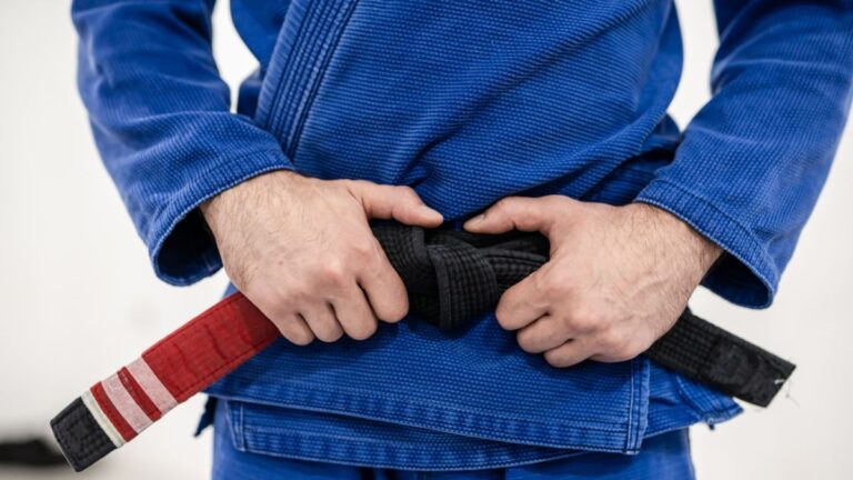 kimono de jiu jitsu azul